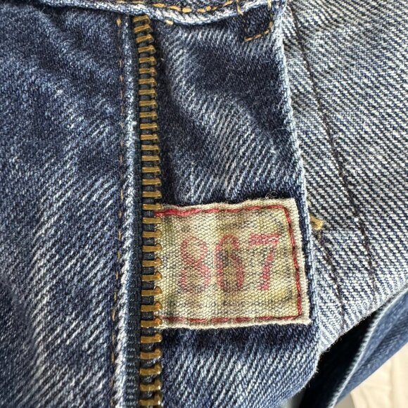 Polo Ralph Lauren Mens Denim Jeans Size 39x29.5n100% Cotton Blue Straight Fit - Picture 7 of 11